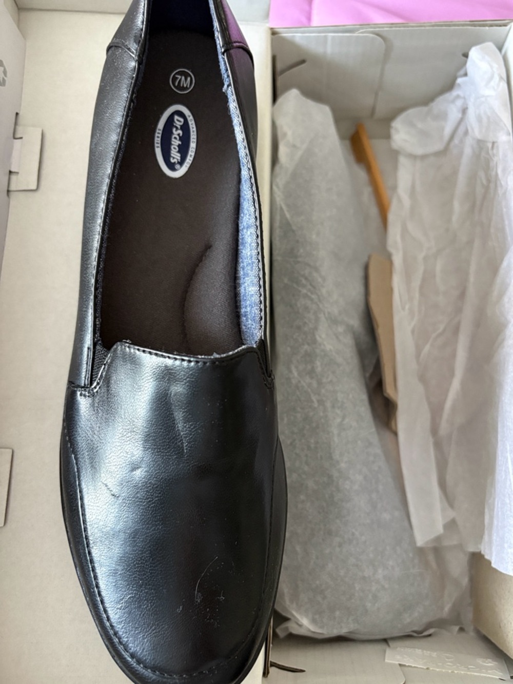 Dr. Scholl's Black Slip-On Comfort Loafer